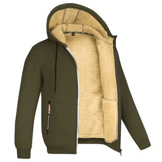 Herren Zip-Up Hoodie | Fleece-Futter