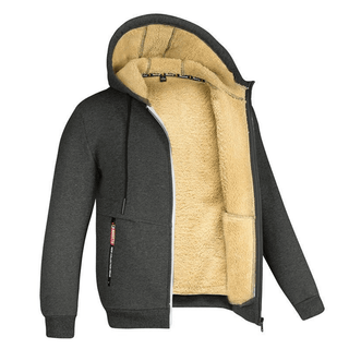 Herren Zip-Up Hoodie | Fleece-Futter