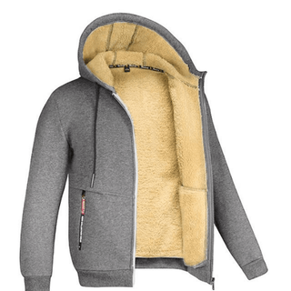 Herren Zip-Up Hoodie | Fleece-Futter