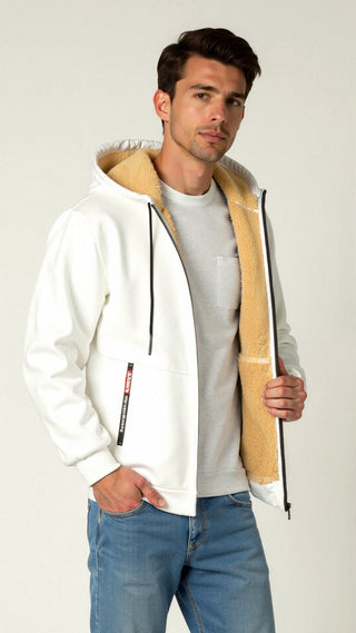 Herren Zip-Up Hoodie | Fleece-Futter
