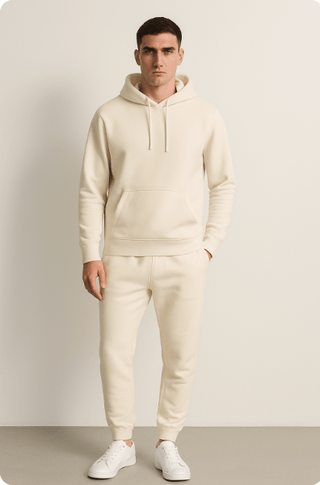 Unisex-Kapuzenpullover Trainingsanzug Set | Lässiges Jogger Trachten