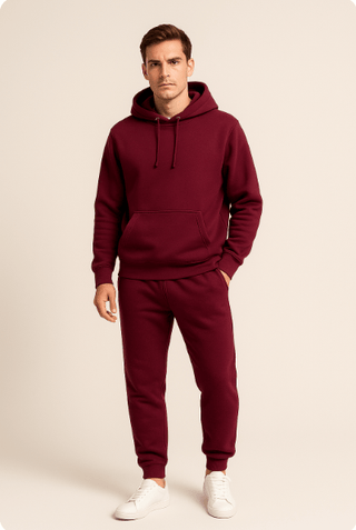 Unisex-Kapuzenpullover Trainingsanzug Set | Lässiges Jogger Trachten