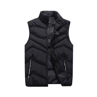Herren Zip-Up Weste | Vertikale Naht