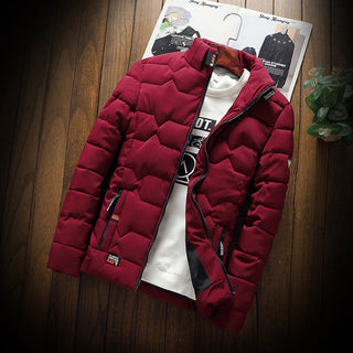 Herren Stepp-Pufferjacke | Stehkragen