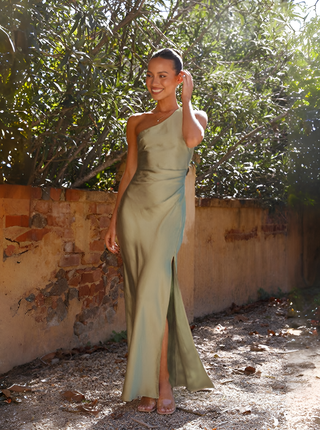Damen-Ein-Schulter-Kleid Sommer| Maxi