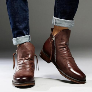 Herren Stiefeletten | Mit Reißverschluss an der Seite