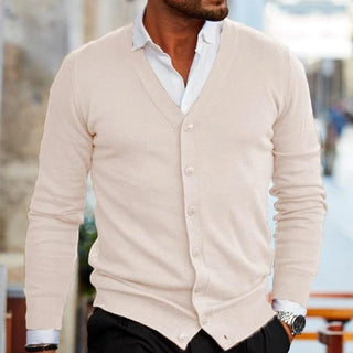 Herren Knopf-Cardigan | Lange Ärmel