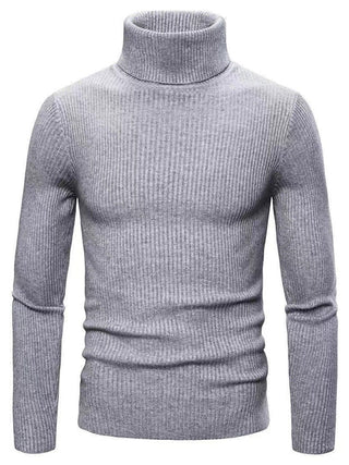 Herren Winter Rollkragenpullover | Mit Geripptem Design
