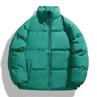 Herren-Winterjacke mit Kapuze | Steppjacke mit Reißverschluss