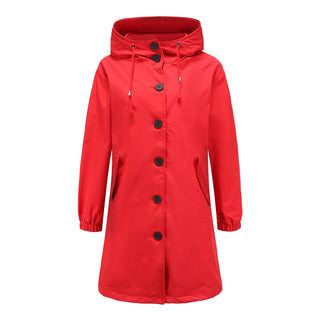 Regenjacke mit Kapuze für Damen | Lässig