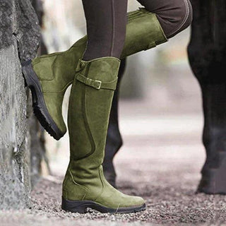 Damen Reitstiefel | Schnallenriemen