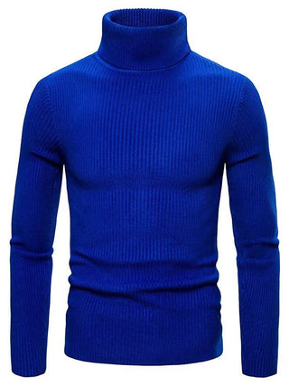 Herren Winter Rollkragenpullover | Mit Geripptem Design