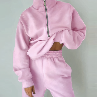 Women's Two-Piece Tracksuit | Half-Zip
